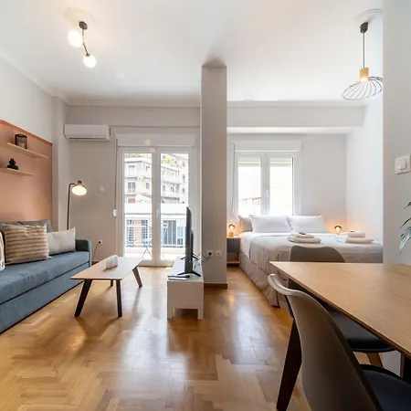 Aparthotel Aris123 By Smart Cozy - In The Heart Of - 5 Minutes From Metro - Available 24hr Atény